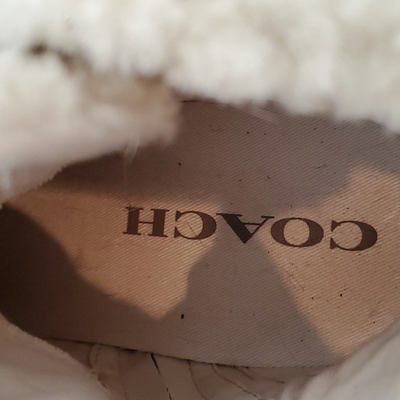 Coach high top wedge sneaker size 9B - Picture 5 of 7